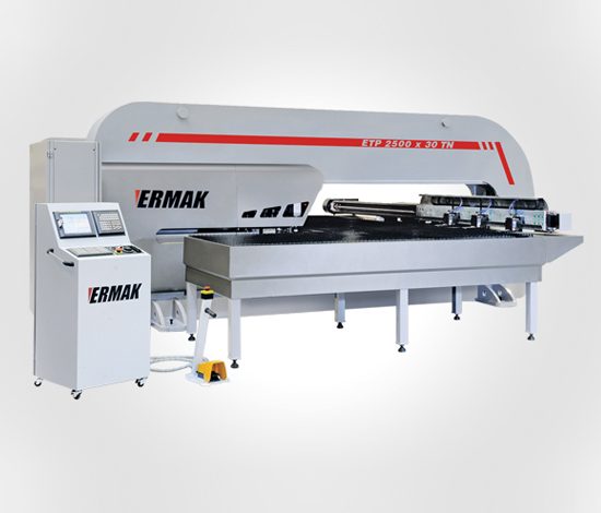 An Ermaksan CNC Servo Turret Punch Press