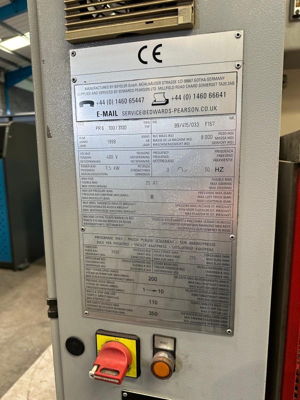 Edwards Pearson PR6 100-3100