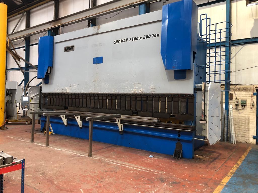 Ermaksan HAP 7100 x 800 Ton pressbreak