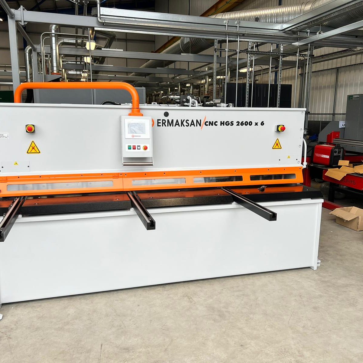 An Ermaksan HGS 2600 X6 CNC machine
