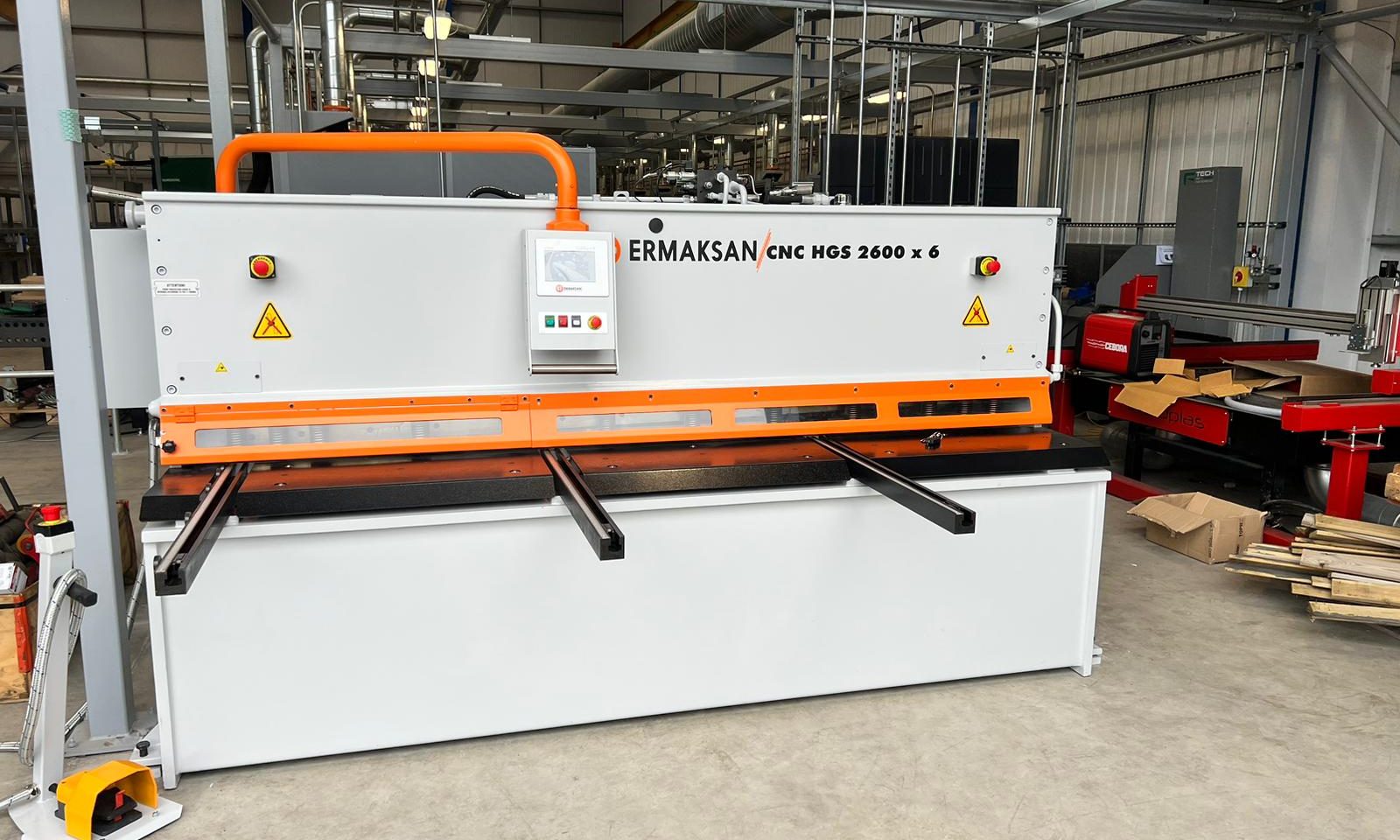 An Ermaksan HGS 2600 X6 CNC machine