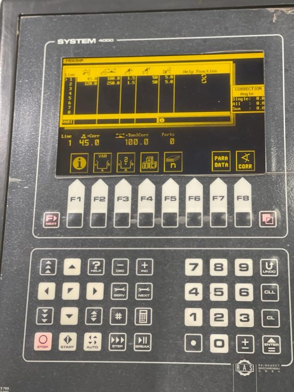 The control panel for a RAS turbobend 61.31