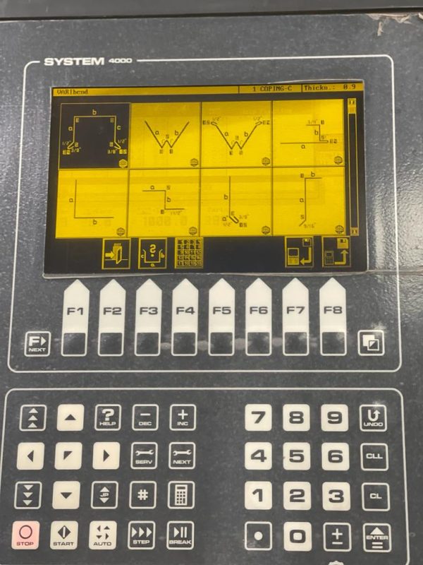 The control panel for a RAS turbobend 61.31
